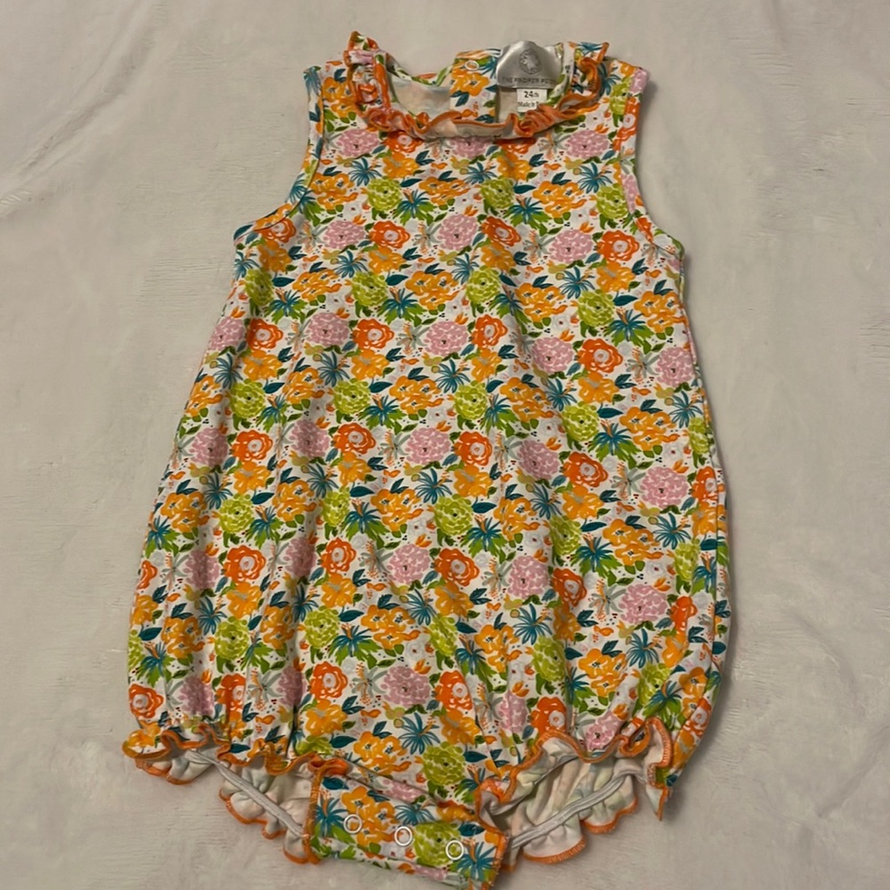 The Proper Peony Bubble Romper